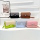 Wholesale sweet style color-blocking small square women's bags, 2025 summer new light luxury and versatile single-shoulder underarm bags, trendy crossbody bags Wholesale sweet style color-blocking small square women's bags, 2025 summer new light luxury and versatile single-shoulder underarm bags, trendy crossbody bags