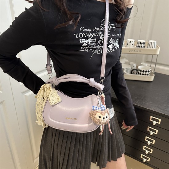 Niche and high-quality women's bags, 2025 summer new fashion and stylish handbags, retro and trendy underarm bags, crossbody bags