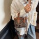 Wholesale retro and simple hand-held bucket bags, women's bags, 2025 summer new Korean version color-matching single-shoulder bags, commuter crossbody bags Wholesale retro and simple hand-held bucket bags, women's bags, 2025 summer new Korean version color-matching single-shoulder bags, commuter crossbody bags