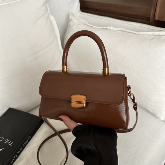 Cross-border trend portable small square women's bag 2025 Spring new style light luxury versatile single-shoulder bag internet-famous crossbody bag