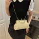 Wholesale fashionable straw woven hollowed-out hand-held small handbags for women, 2025 summer new light luxury single-shoulder bags, chain crossbody bags Wholesale fashionable straw woven hollowed-out hand-held small handbags for women, 2025 summer new light luxury single-shoulder bags, chain crossbody bags