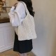 Wholesale fashionable knitted tote bags, women's bags, 2025 summer new large-capacity single-shoulder bags, and trendy underarm bags Wholesale fashionable knitted tote bags, women's bags, 2025 summer new large-capacity single-shoulder bags, and trendy underarm bags