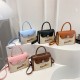 Wholesale cross-border trendy small square handbags for women, 2025 summer new color-blocking single-shoulder bags, versatile crossbody bags for commuting Wholesale cross-border trendy small square handbags for women, 2025 summer new color-blocking single-shoulder bags, versatile crossbody bags for commuting