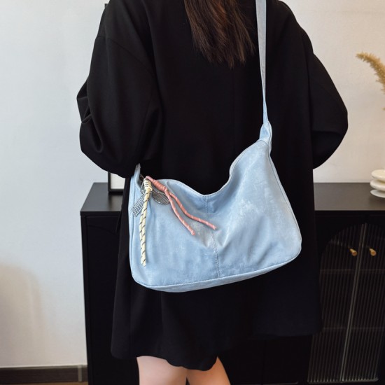 This year's popular women's bag 2025, versatile new large-capacity single-shoulder crossbody bag, fashionable and trendy tote bag