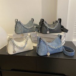 2023 Autumn and winter new simple chain underarm single-shoulder bag for women, fashionable single-shoulder crossbody bag