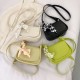 Trendy small handbags for women in the autumn of 2022, Korean version, niche designs, candy-colored small square bags, and popular mini mouth red envelopes Trendy small handbags for women in the autumn of 2022, Korean version, niche designs, candy-colored small square bags, and popular mini mouth red envelopes