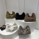 This year, the popular fashion trend is the pleated hand-held small square bag for women. The new spring 2025 light luxury single-shoulder bag and the high-end underarm bag