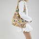Wholesale fresh and sweet hand-held tote bags for women, 2025 spring new floral single-shoulder bags, and high-quality underarm bags Wholesale fresh and sweet hand-held tote bags for women, 2025 spring new floral single-shoulder bags, and high-quality underarm bags