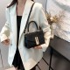 The 2024 new PU hand-held small square bag for women, a fashionable and high-end look in autumn and winter, is a versatile single-shoulder crossbody bag