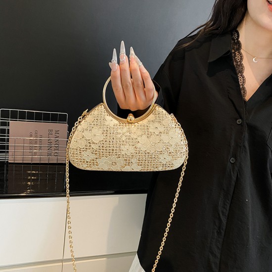 High-end dinner bag, women's bag, 2025 summer new style, new Chinese-style handbag, stylish and versatile, single-shoulder crossbody bag High-end dinner bag, women's bag, 2025 summer new style, new Chinese-style handbag, stylish and versatile, single-shoulder crossbody bag