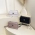 Wholesale French light luxury crocodile print hand-held small square women's bags, 2025 summer new fashion chain single-shoulder crossbody bags