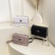 Wholesale French light luxury crocodile print hand-held small square women's bags, 2025 summer new fashion chain single-shoulder crossbody bags Wholesale French light luxury crocodile print hand-held small square women's bags, 2025 summer new fashion chain single-shoulder crossbody bags