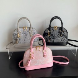 Trendy and fashionable patterned single-shoulder crossbody bags for women, 2023 Summer new simple hand-held shell bags