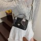Wholesale small chanel-style silk scarves, hand-held small square bags, women's bags, 2025 summer new diamond-shaped chain single-shoulder bags, trendy crossbody bags Wholesale small chanel-style silk scarves, hand-held small square bags, women's bags, 2025 summer new diamond-shaped chain single-shoulder bags, trendy crossbody bags