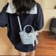Wholesale French light luxury diamond-encrusted hand-held bucket bags, women's bags, 2025 summer new bow single-shoulder bags, trendy underarm bags Wholesale French light luxury diamond-encrusted hand-held bucket bags, women's bags, 2025 summer new bow single-shoulder bags, trendy underarm bags