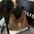 Fashionable, simple and large-capacity tote bag 20224 Spring versatile retro single-shoulder bag for commuting and casual use, dumpling bag
