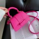 Korean-style fashionable and simple handbag 2023 Autumn and winter new commuting chic single-shoulder crossbody bag solid color PU small square bag