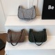Wholesale of niche checkered hand-held small handbags and women's bags for the summer of 2025, light luxury and versatile single-shoulder bags, commuter underarm bags Wholesale of niche checkered hand-held small handbags and women's bags for the summer of 2025, light luxury and versatile single-shoulder bags, commuter underarm bags