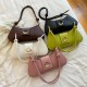 French niche texture underarm bag 2023 Summer new solid color PU single-shoulder bag, versatile commuting crossbody handbag