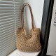 Wholesale Korean-style exquisite woven hand-held tote bags for women, 2025 spring new casual single-shoulder bags, versatile underarm bags Wholesale Korean-style exquisite woven hand-held tote bags for women, 2025 spring new casual single-shoulder bags, versatile underarm bags