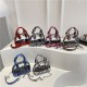 Wholesale snake-patterned hand-held shell bags, women's bags, 2025 summer new transparent single-shoulder bags, chain crossbody bags, the same as the popular ones Wholesale snake-patterned hand-held shell bags, women's bags, 2025 summer new transparent single-shoulder bags, chain crossbody bags, the same as the popular ones