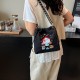 Wholesale fresh and sweet small square women's bags, 2025 summer new style cute cartoon single-shoulder bags, embroidered versatile crossbody bags Wholesale fresh and sweet small square women's bags, 2025 summer new style cute cartoon single-shoulder bags, embroidered versatile crossbody bags