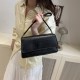 Wholesale light luxury crocodile print hand-held small square women's bags, 2025 summer new styles, stylish and versatile single-shoulder bags, trendy underarm bags Wholesale light luxury crocodile print hand-held small square women's bags, 2025 summer new styles, stylish and versatile single-shoulder bags, trendy underarm bags