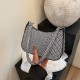Wholesale of niche checkered hand-held small handbags and women's bags for the summer of 2025, light luxury and versatile single-shoulder bags, commuter underarm bags Wholesale of niche checkered hand-held small handbags and women's bags for the summer of 2025, light luxury and versatile single-shoulder bags, commuter underarm bags