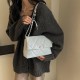 Wholesale high-quality small square women's bags, 2025 summer new diamond-shaped chain single-shoulder bags, versatile crossbody bags for commuting Wholesale high-quality small square women's bags, 2025 summer new diamond-shaped chain single-shoulder bags, versatile crossbody bags for commuting