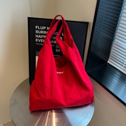 Wholesale Japanese minimalist style hand-held tote bags for women in summer 2025, fashionable and versatile single-shoulder bags, trendy underarm bags