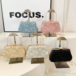 Cross-border trade dinner bags for women, 2025 summer new style Chinese-style trendy chain bags, stylish party handbags