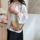 Wholesale ethnic style Su Ma 'an women's bags, 2025 summer new fashion color-blocking single-shoulder bags, trendy and versatile crossbody bags Wholesale ethnic style Su Ma 'an women's bags, 2025 summer new fashion color-blocking single-shoulder bags, trendy and versatile crossbody bags