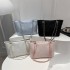 Wholesale high-end checkered tote bags, women's bags, 2025 summer new large-capacity single-shoulder bags, chain crossbody bags