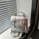 Wholesale fashionable printed patchwork hand-held small square bags for women, new spring 2025 light luxury single-shoulder bags and commuter backpacks Wholesale fashionable printed patchwork hand-held small square bags for women, new spring 2025 light luxury single-shoulder bags and commuter backpacks