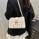 Wholesale fresh and small cherry square women's bags, 2025 summer new fashion color-blocking single-shoulder bags, trendy crossbody bags Wholesale fresh and small cherry square women's bags, 2025 summer new fashion color-blocking single-shoulder bags, trendy crossbody bags