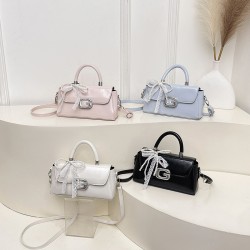 Wholesale Korean version light luxury hand-held small square bags, women's bags, 2025 summer new fashion lock button single-shoulder bags, commuting crossbody bags