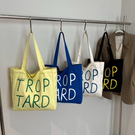 Wholesale Korean version fashionable letter hand-held tote bags for women, 2025 summer new large-capacity single-shoulder bags, trendy underarm bags Wholesale Korean version fashionable letter hand-held tote bags for women, 2025 summer new large-capacity single-shoulder bags, trendy underarm bags