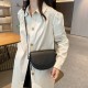 Cross-border texture popular solid color multi-layer large-capacity saddle bag for women's 2023 autumn new single-shoulder crossbody bag Cross-border texture popular solid color multi-layer large-capacity saddle bag for women's 2023 autumn new single-shoulder crossbody bag