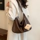 Cross-border high-end, niche retro tote bag for women, new Winter 2024 collection, versatile single-shoulder bag, trendy large-capacity crossbody bag