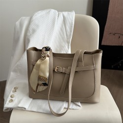 Wholesale silk scarf bow tie hand-held tote bags, women's bags, 2025 spring new style light luxury single-shoulder bags, trendy underarm bags