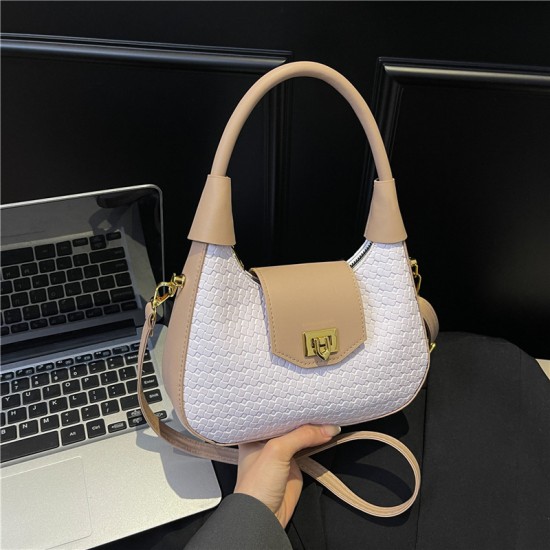 New cross-border casual women's bags for Spring/Summer 2025: Fashionable and trendy woven underarm bags, stylish single-shoulder crossbody bags