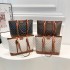 Wholesale light luxury and fashionable portable tote bags for women, 2025 summer new checkered versatile single-shoulder bags, and commuter underarm bags