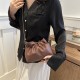 Wholesale high-end large-capacity bucket bags for women in spring, versatile and trendy chain single-shoulder crossbody bags