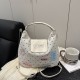 Wholesale Korean version cute hand-held small square bags for women, 2025 summer new light luxury single-shoulder crossbody bags, commuter backpacks Wholesale Korean version cute hand-held small square bags for women, 2025 summer new light luxury single-shoulder crossbody bags, commuter backpacks