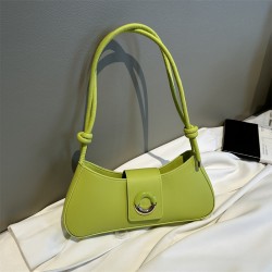 French niche texture underarm bag 2023 Summer new solid color PU single-shoulder bag, versatile commuting crossbody handbag