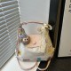 Wholesale niche light luxury portable tote bags, women's bags, 2025 summer new models, large-capacity single-shoulder underarm bags, trendy backpacks Wholesale niche light luxury portable tote bags, women's bags, 2025 summer new models, large-capacity single-shoulder underarm bags, trendy backpacks