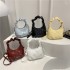 Wholesale high-end pleated hand-held dumpling bags for women, 2025 summer new styles, simple and versatile single-shoulder bags, trendy crossbody bags