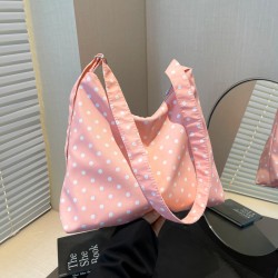 Wholesale Korean-style fashionable and fresh hand-held tote bags for women, 2025 spring new large-capacity single-shoulder bags, and trendy crossbody bags