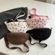 Wholesale summer popular and versatile strawberry printed bags, women's waist bags, 2024 trendy new single-shoulder crossbody bags Wholesale summer popular and versatile strawberry printed bags, women's waist bags, 2024 trendy new single-shoulder crossbody bags