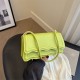 Cross-border women's bags 2024 Autumn and winter new collection: Trendy solid-color PU single-shoulder bag, stylish and beautiful lace underarm bag